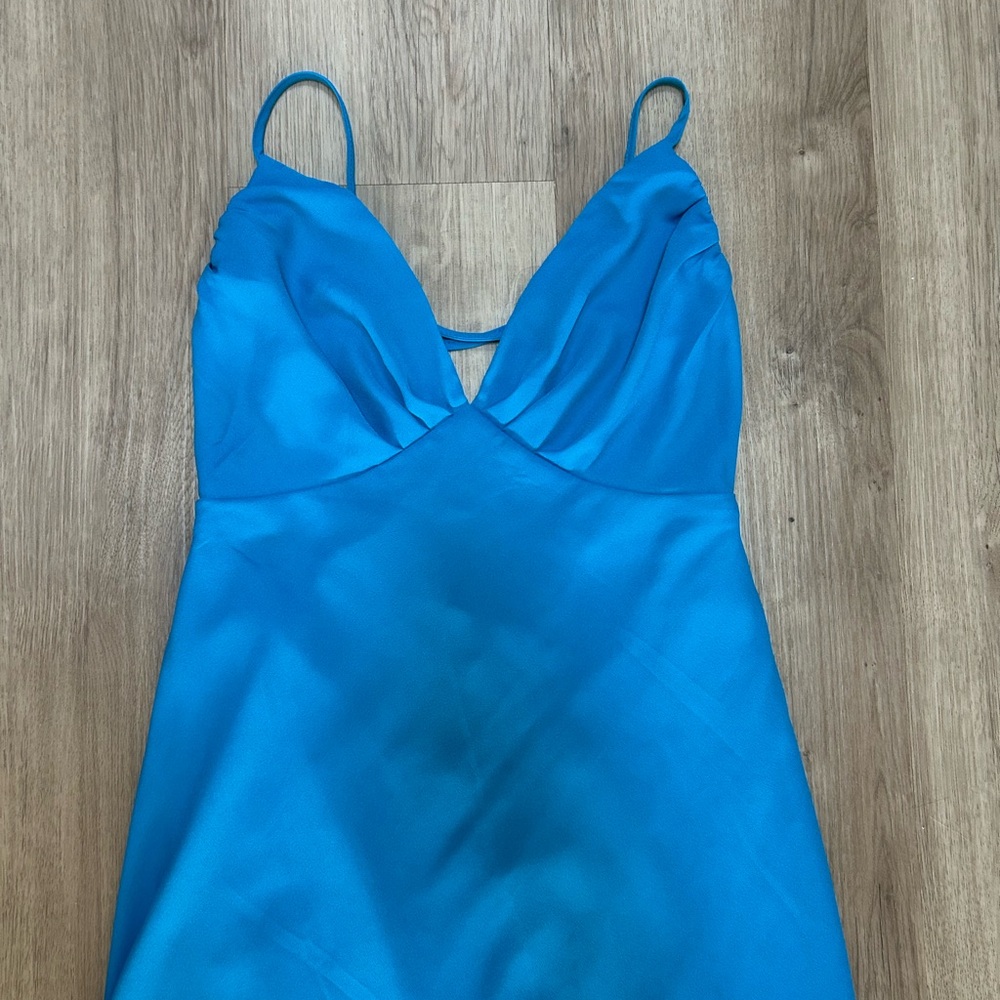 Lulu's Vibrant Blue Maxi Dress